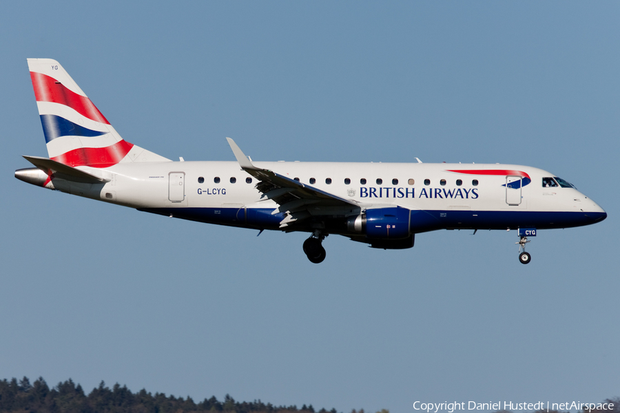 British Airways (CityFlyer) Embraer ERJ-170STD (ERJ-170-100) (G-LCYG) | Photo 421376