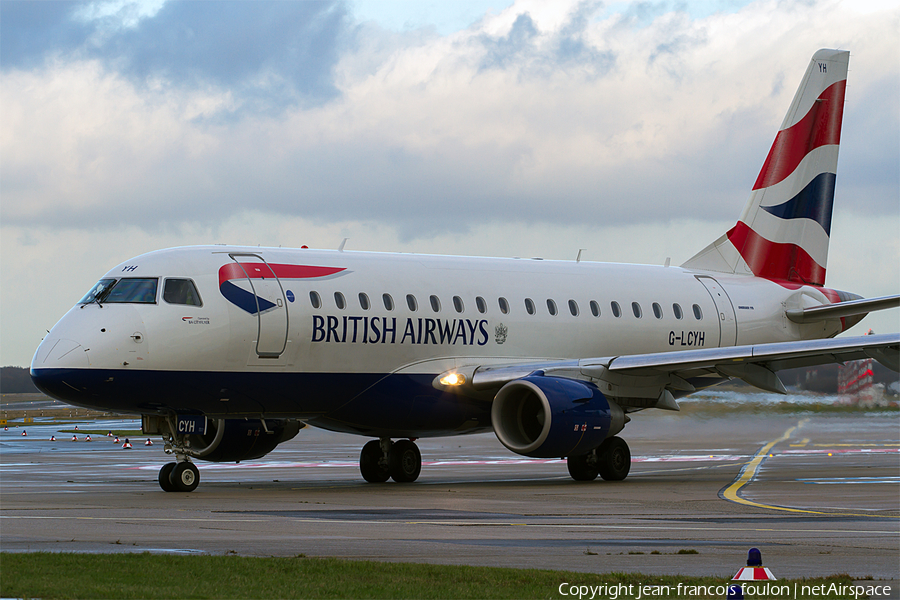 British Airways (CityFlyer) Embraer ERJ-170STD (ERJ-170-100) (G-LCYH) | Photo 140479