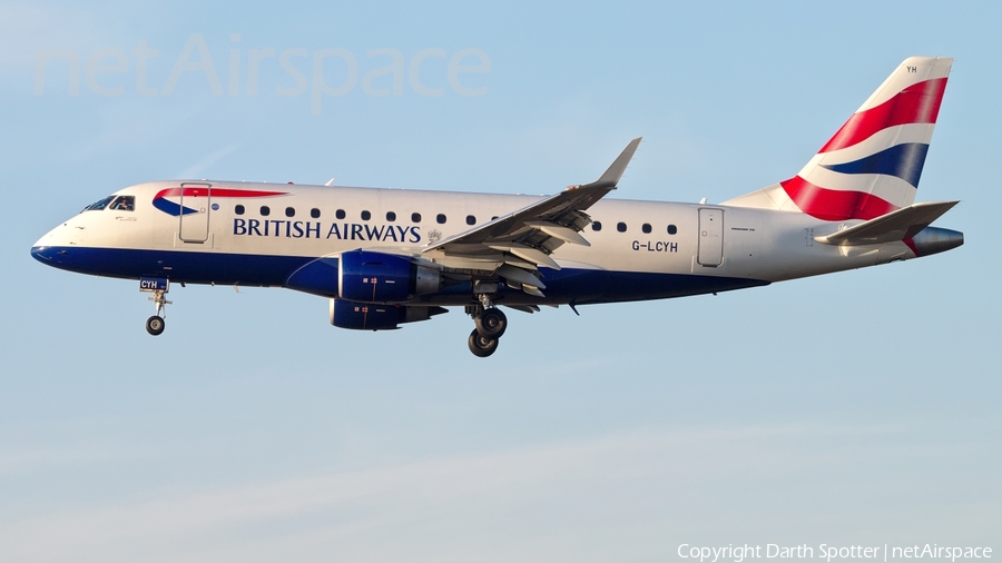 British Airways (CityFlyer) Embraer ERJ-170STD (ERJ-170-100) (G-LCYH) | Photo 181325