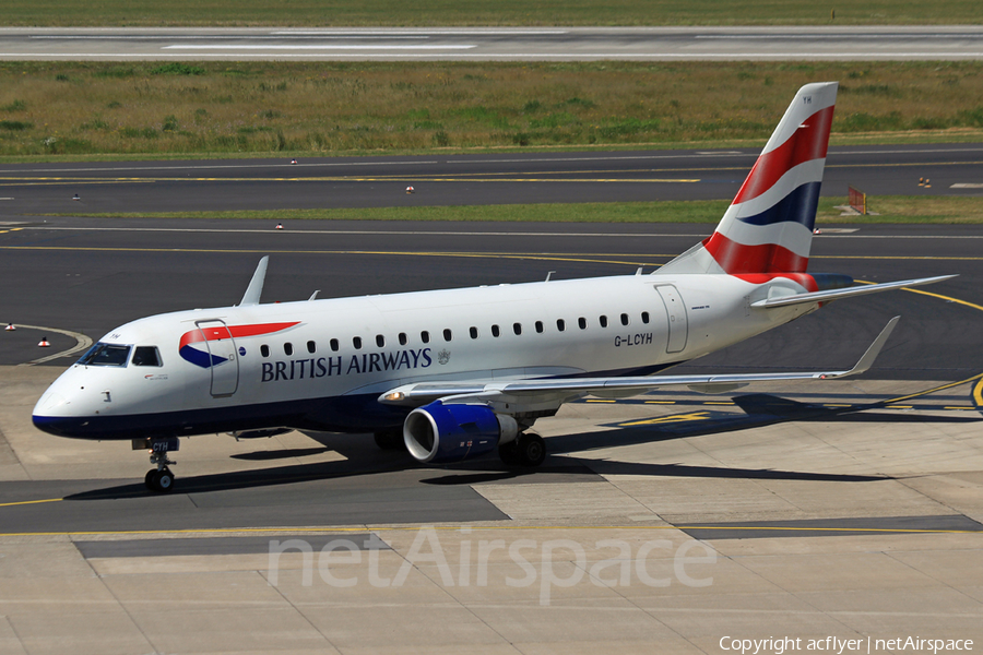 British Airways (CityFlyer) Embraer ERJ-170STD (ERJ-170-100) (G-LCYH) | Photo 341939