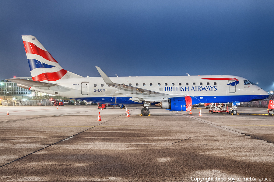 British Airways (CityFlyer) Embraer ERJ-170STD (ERJ-170-100) (G-LCYH) | Photo 132745