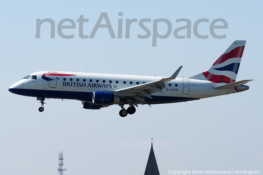 British Airways (CityFlyer) Embraer ERJ-170STD (ERJ-170-100) (G-LCYH) | Photo 174944