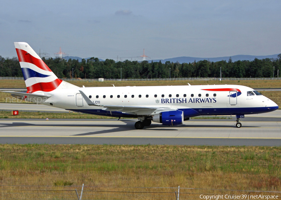 British Airways (CityFlyer) Embraer ERJ-170STD (ERJ-170-100) (G-LCYI) | Photo 369539