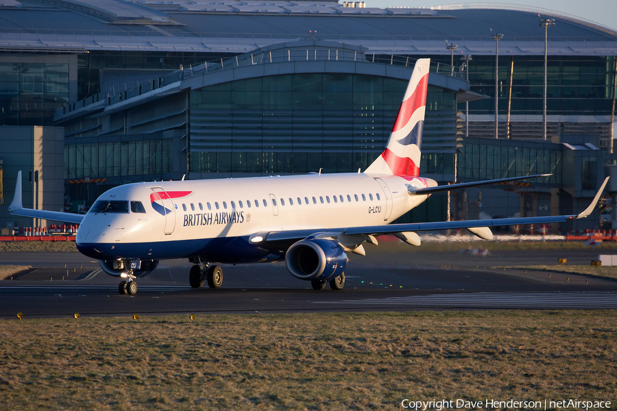 British Airways Embraer ERJ-190LR (ERJ-190-100LR) (G-LCYJ) | Photo 66729