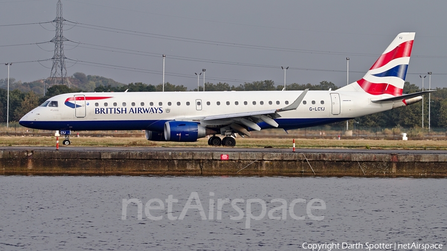 British Airways Embraer ERJ-190LR (ERJ-190-100LR) (G-LCYJ) | Photo 182159