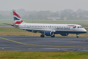 British Airways Embraer ERJ-190LR (ERJ-190-100LR) (G-LCYJ) at  Dusseldorf - International, Germany