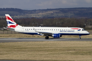 British Airways Embraer ERJ-190LR (ERJ-190-100LR) (G-LCYJ) at  Glasgow - International, United Kingdom