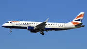 British Airways (CityFlyer) Embraer ERJ-190SR (ERJ-190-100SR) (G-LCYK) at  Amsterdam - Schiphol, Netherlands