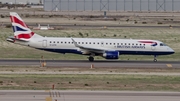 British Airways (CityFlyer) Embraer ERJ-190SR (ERJ-190-100SR) (G-LCYK) at  Madrid - Barajas, Spain