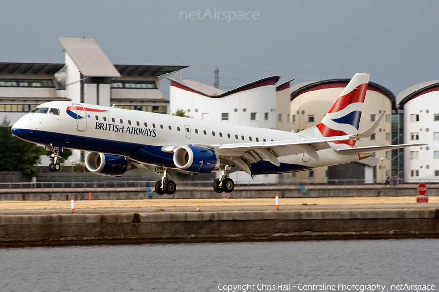 British Airways (CityFlyer) Embraer ERJ-190LR (ERJ-190-100LR) (G-LCYL) | Photo 3539
