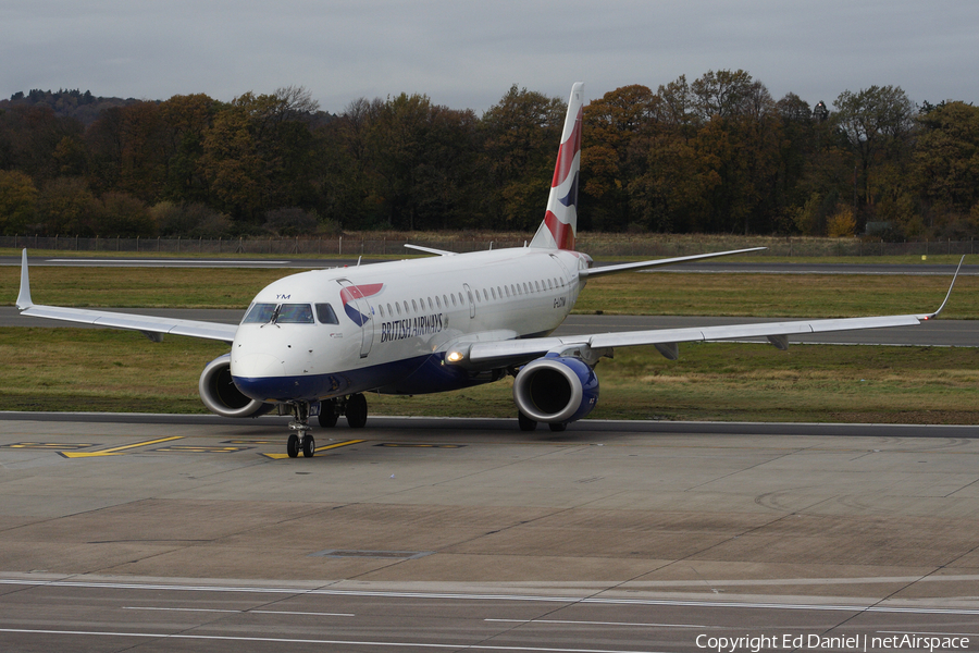 British Airways (CityFlyer) Embraer ERJ-190LR (ERJ-190-100LR) (G-LCYM) | Photo 199470