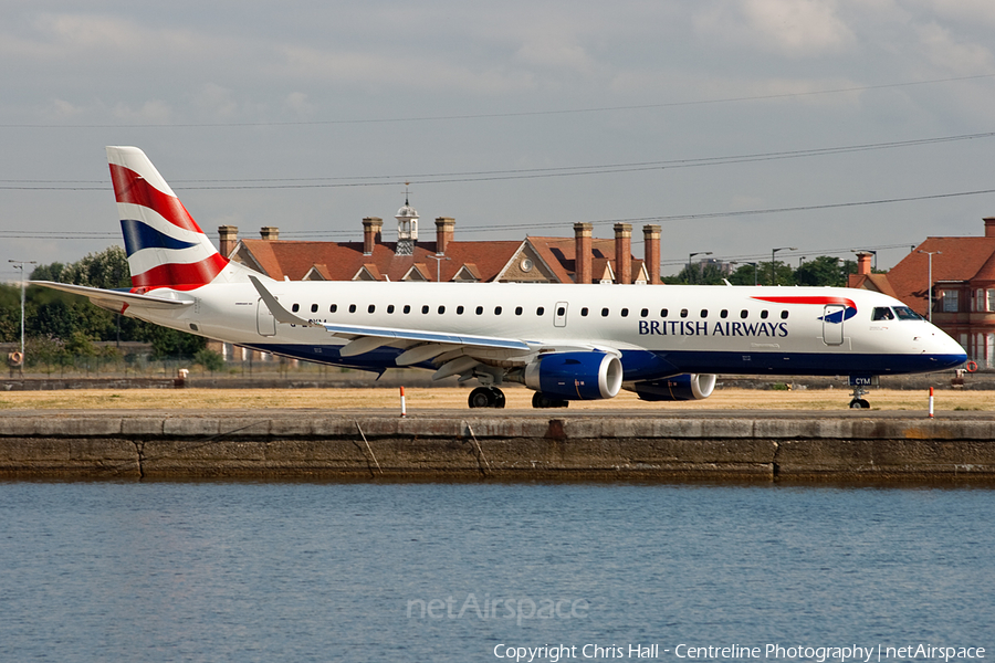 British Airways (CityFlyer) Embraer ERJ-190LR (ERJ-190-100LR) (G-LCYM) | Photo 3540