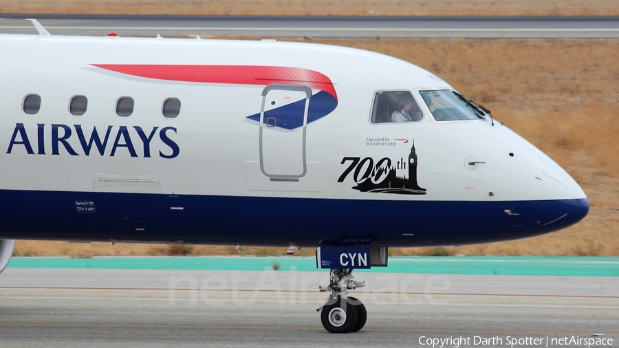 British Airways (CityFlyer) Embraer ERJ-190SR (ERJ-190-100SR) (G-LCYN) | Photo 212757