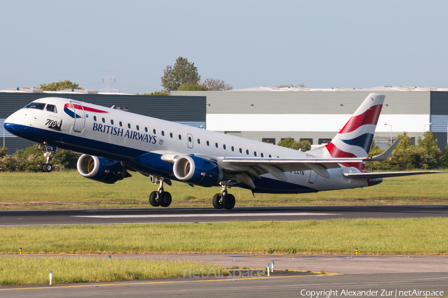 British Airways (CityFlyer) Embraer ERJ-190SR (ERJ-190-100SR) (G-LCYN) | Photo 162304