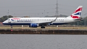 British Airways (CityFlyer) Embraer ERJ-190SR (ERJ-190-100SR) (G-LCYN) at  London - City, United Kingdom