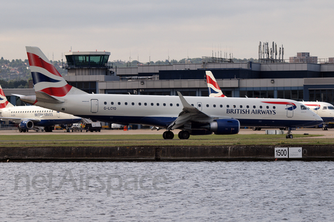 British Airways (CityFlyer) Embraer ERJ-190SR (ERJ-190-100SR) (G-LCYO) at  London - City, United Kingdom