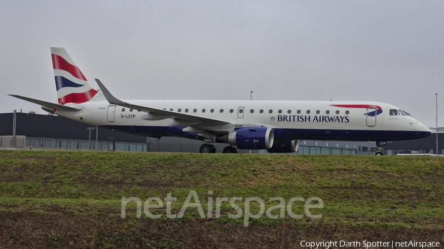 British Airways (CityFlyer) Embraer ERJ-190SR (ERJ-190-100SR) (G-LCYP) | Photo 224366