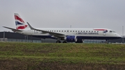 British Airways (CityFlyer) Embraer ERJ-190SR (ERJ-190-100SR) (G-LCYP) at  Amsterdam - Schiphol, Netherlands