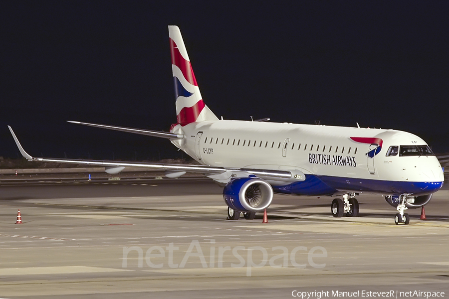 British Airways (CityFlyer) Embraer ERJ-190SR (ERJ-190-100SR) (G-LCYP) | Photo 122650