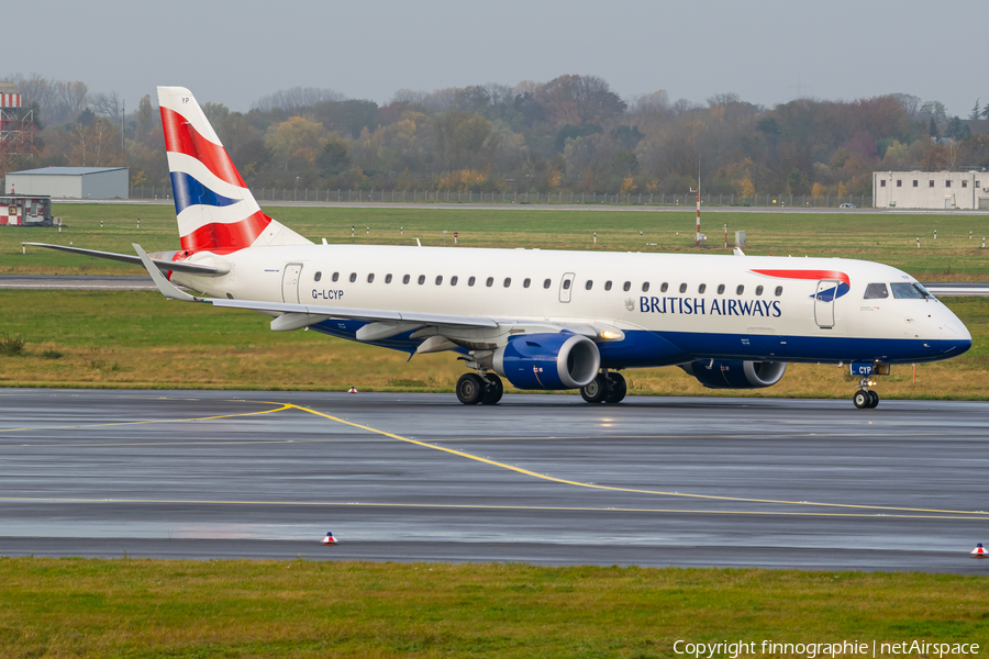British Airways (CityFlyer) Embraer ERJ-190SR (ERJ-190-100SR) (G-LCYP) | Photo 479585