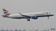 British Airways (CityFlyer) Embraer ERJ-190SR (ERJ-190-100SR) (G-LCYR) at  Amsterdam - Schiphol, Netherlands