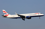 British Airways (CityFlyer) Embraer ERJ-190SR (ERJ-190-100SR) (G-LCYR) at  London - Gatwick, United Kingdom