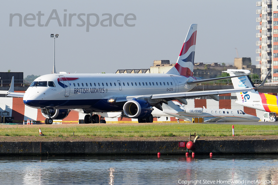 British Airways (CityFlyer) Embraer ERJ-190SR (ERJ-190-100SR) (G-LCYS) | Photo 174954