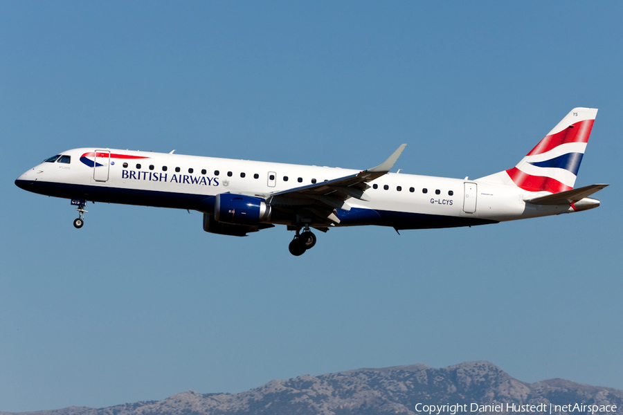 British Airways (CityFlyer) Embraer ERJ-190SR (ERJ-190-100SR) (G-LCYS) | Photo 502184