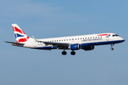 British Airways (CityFlyer) Embraer ERJ-190SR (ERJ-190-100SR) (G-LCYU) at  Amsterdam - Schiphol, Netherlands