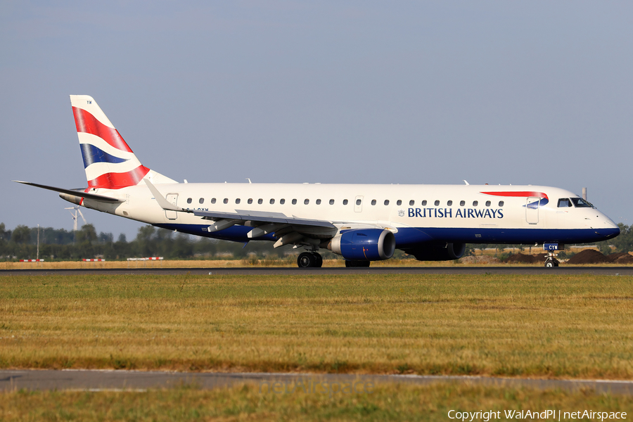 British Airways (CityFlyer) Embraer ERJ-190SR (ERJ-190-100SR) (G-LCYW) | Photo 530322