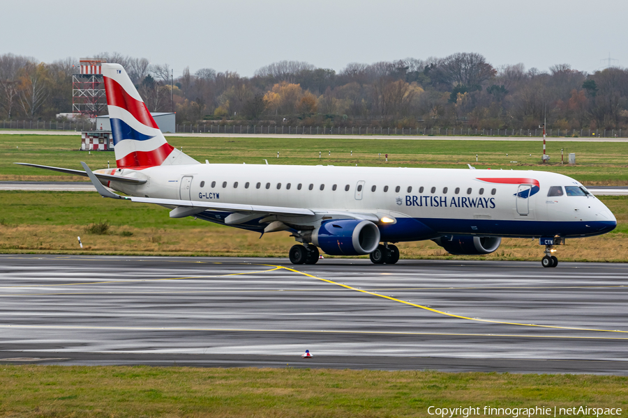 British Airways (CityFlyer) Embraer ERJ-190SR (ERJ-190-100SR) (G-LCYW) | Photo 481759