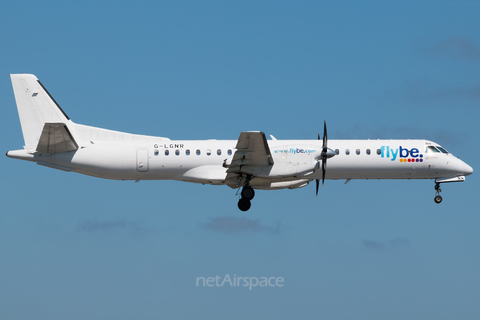 Flybe (Loganair) SAAB 2000 (G-LGNR) at  Dublin, Ireland