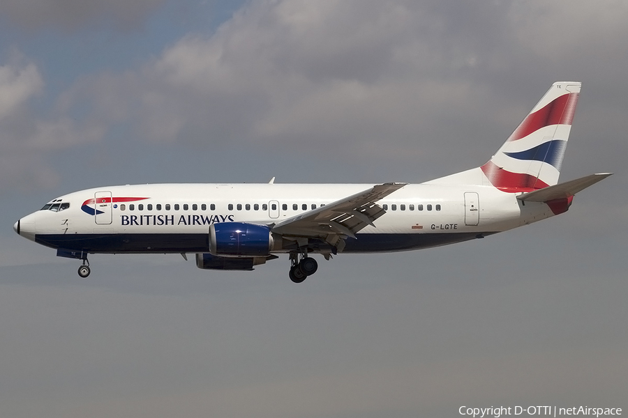 British Airways Boeing 737-3Y0 (G-LGTE) | Photo 164326