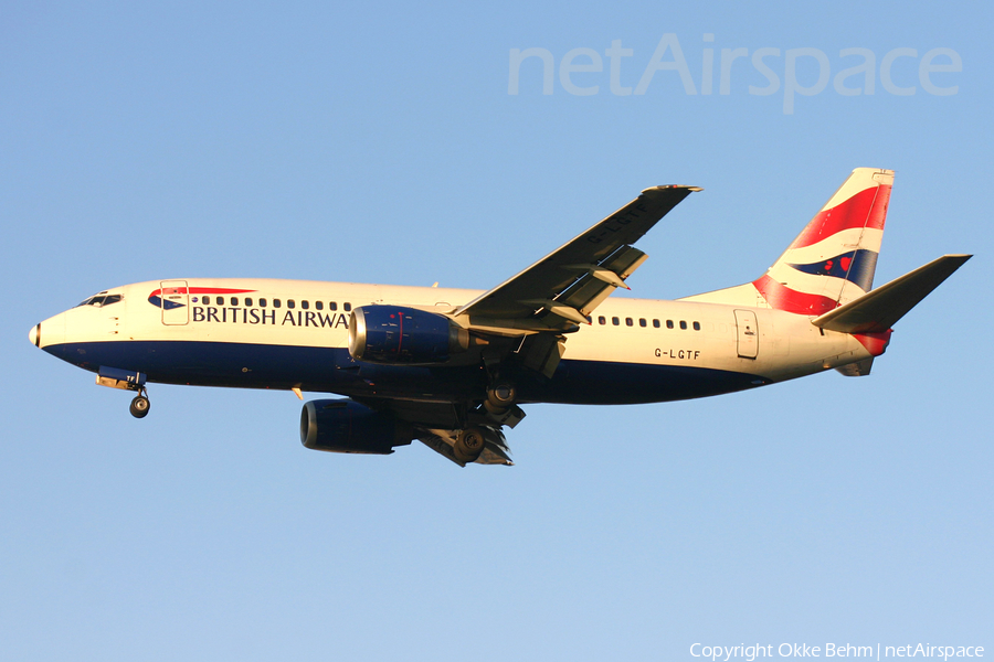 British Airways Boeing 737-382 (G-LGTF) | Photo 70742