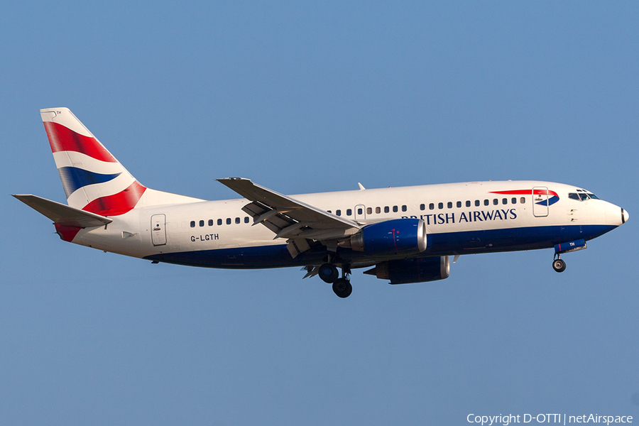 British Airways Boeing 737-3Y0 (G-LGTH) | Photo 203536