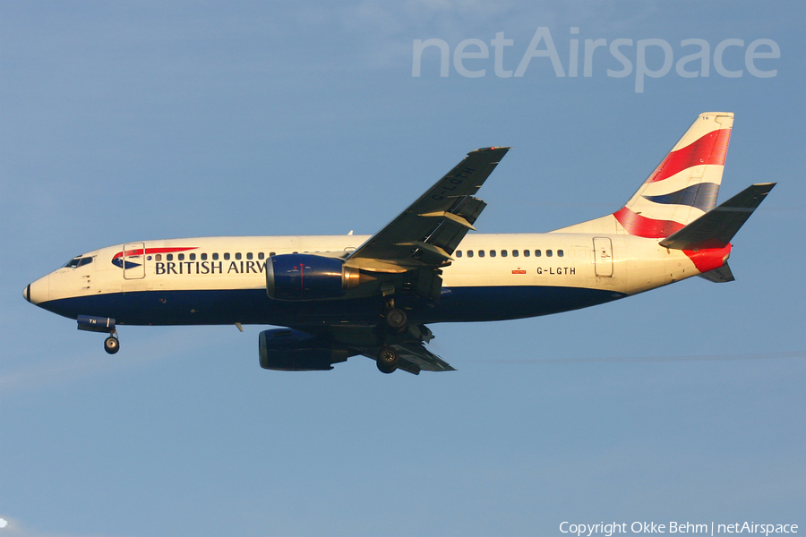 British Airways Boeing 737-3Y0 (G-LGTH) | Photo 70744