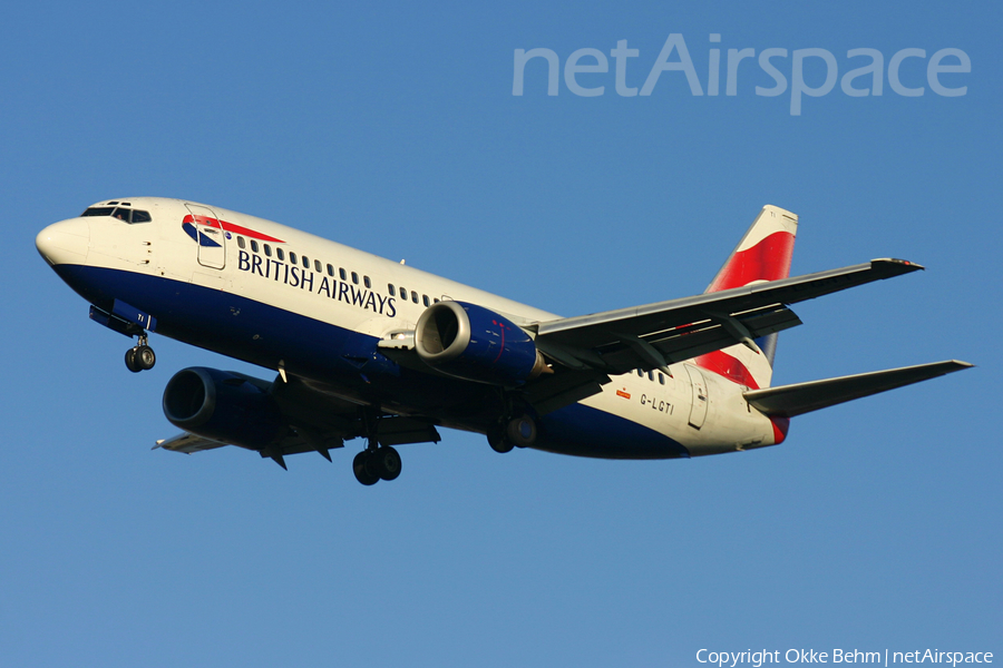 British Airways Boeing 737-3Y0 (G-LGTI) | Photo 70745