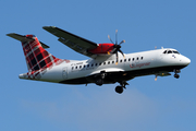 Loganair ATR 42-500 (G-LMRB) at  London - Heathrow, United Kingdom