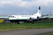 Atlantic Airlines Lockheed L-188C(F) Electra (G-LOFB) at  Coventry Baginton, United Kingdom