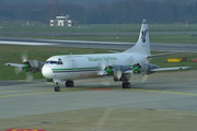 Atlantic Airlines Lockheed L-188A(F) Electra (G-LOFC) at  Hamburg - Fuhlsbuettel (Helmut Schmidt), Germany