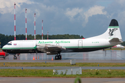 Atlantic Airlines Lockheed L-188C(F) Electra (G-LOFD) at  Hamburg - Fuhlsbuettel (Helmut Schmidt), Germany
