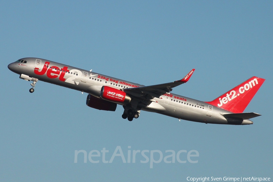 Jet2 Boeing 757-27B (G-LSAB) | Photo 105149