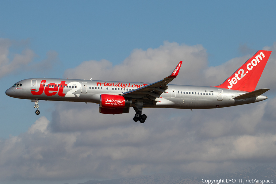 Jet2 Boeing 757-27B (G-LSAB) | Photo 354119