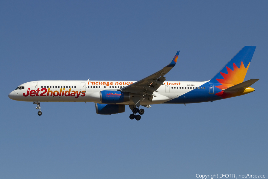 Jet2 Boeing 757-23A (G-LSAC) | Photo 414051