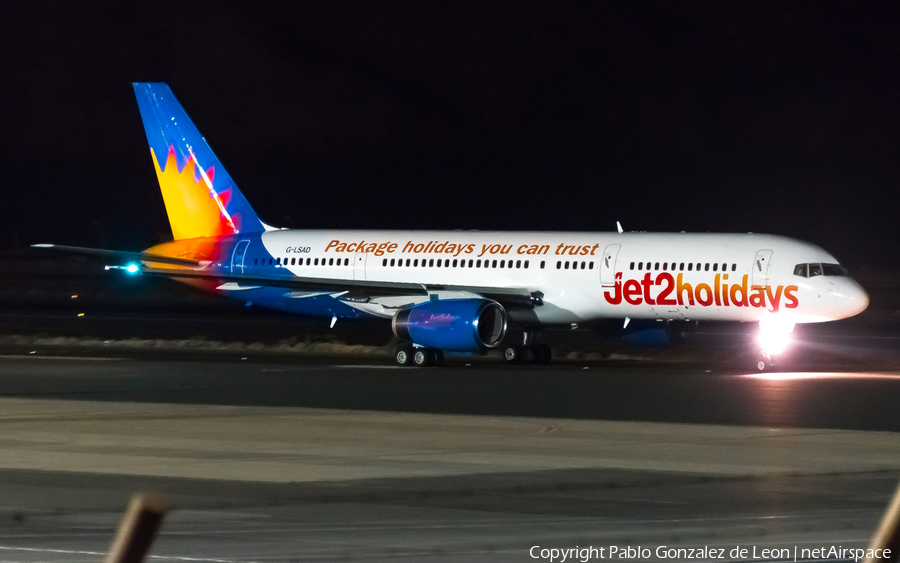 Jet2 Boeing 757-236 (G-LSAD) | Photo 338868