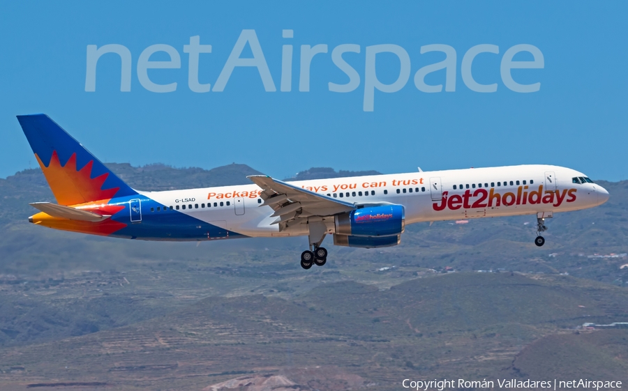 Jet2 Boeing 757-236 (G-LSAD) | Photo 341677