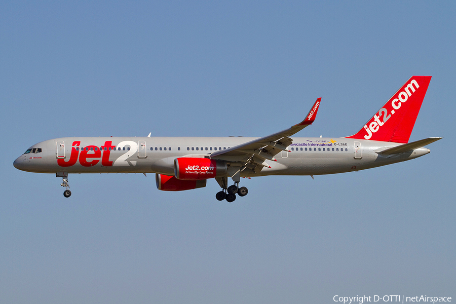 Jet2 Boeing 757-27B (G-LSAE) | Photo 366703