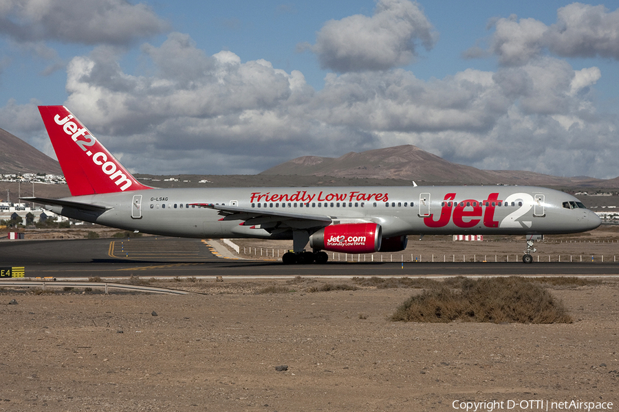 Jet2 Boeing 757-21B (G-LSAG) | Photo 326807