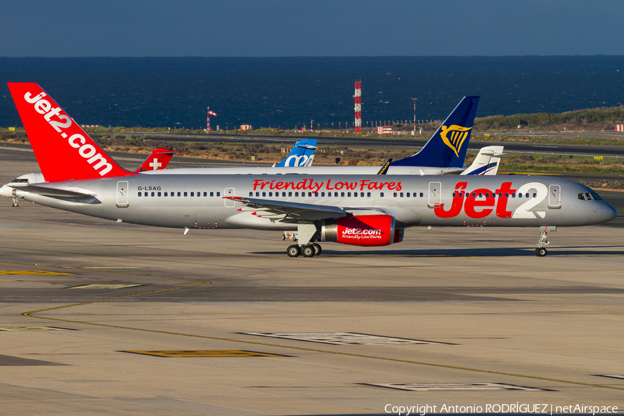 Jet2 Boeing 757-21B (G-LSAG) | Photo 302000