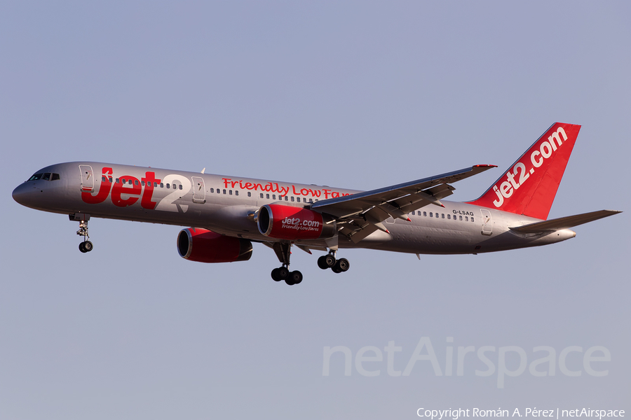 Jet2 Boeing 757-21B (G-LSAG) | Photo 283289